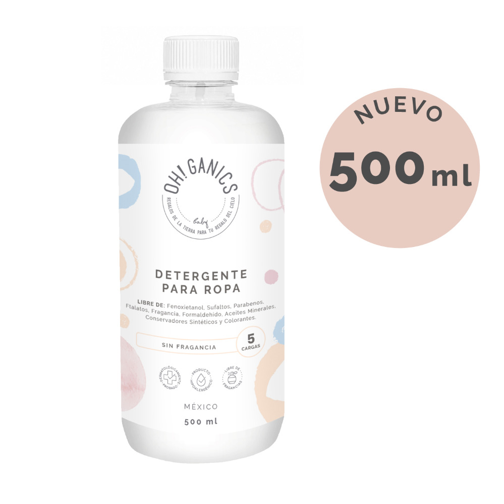 Detergente Natural Sin Fragancia 500 ml