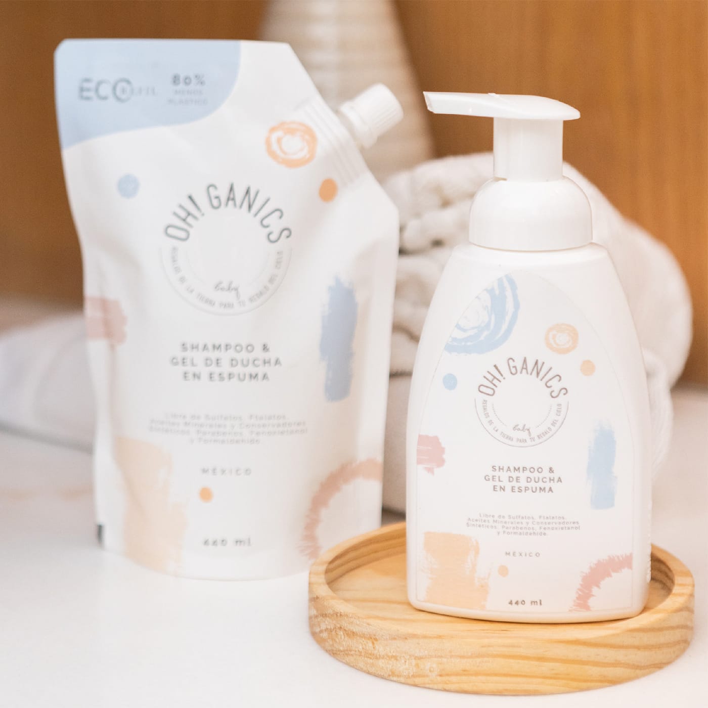 Caja Shampoo & Gel de Ducha en Espuma + 2 Refills - Imagen 4